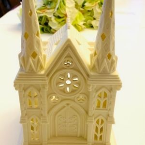 PartyLite Retired Cathedral Church Tealight Candle Holder